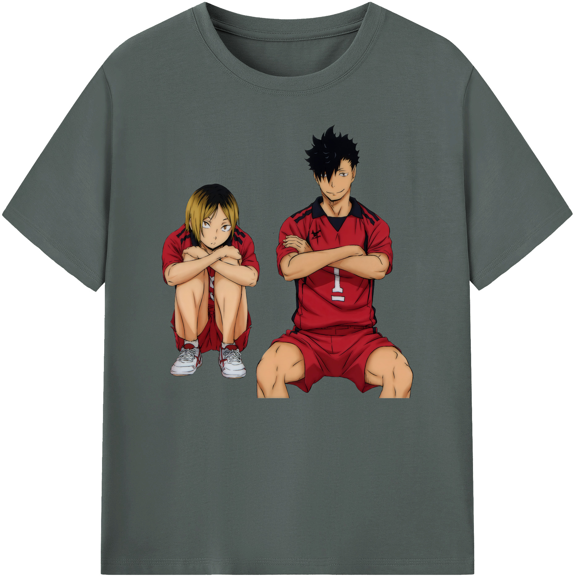 （画像用） ハイキュー!! Haikyu!! 綿100％ メンズ半袖Tシャツ｜肌触りやわらか＆通気性